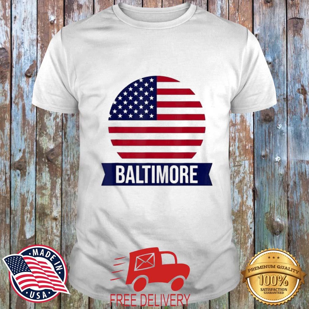 Baltimore USA American place name US flag Shirt