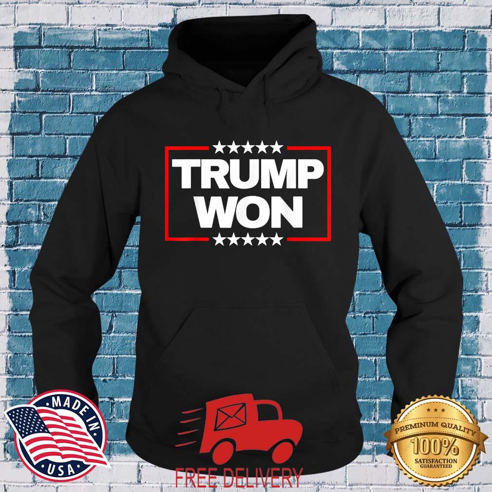 Trump Won Pro Freedom Anti Harris And Biden Protest T-Shirt MockupHR hoodie den