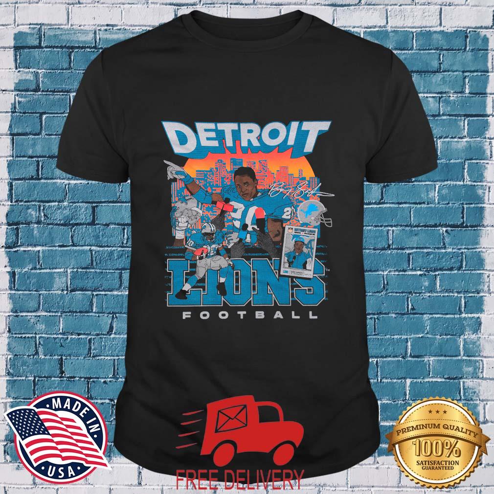 Detroit Lions Barry Sanders SMPLFD Football 2022 Shirt
